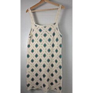 NWT - Sincerely Jules Dress Crochet Boho-Chic Sun Dress Size Med